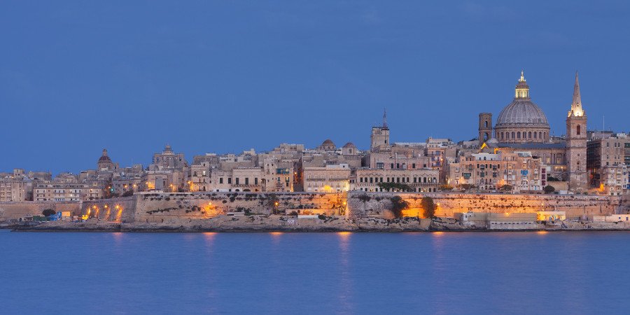 La Valletta al tramonto