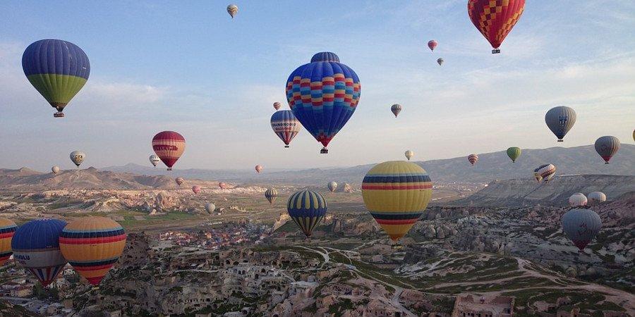 La Cappadocia vista dalle magiche mongolfiere