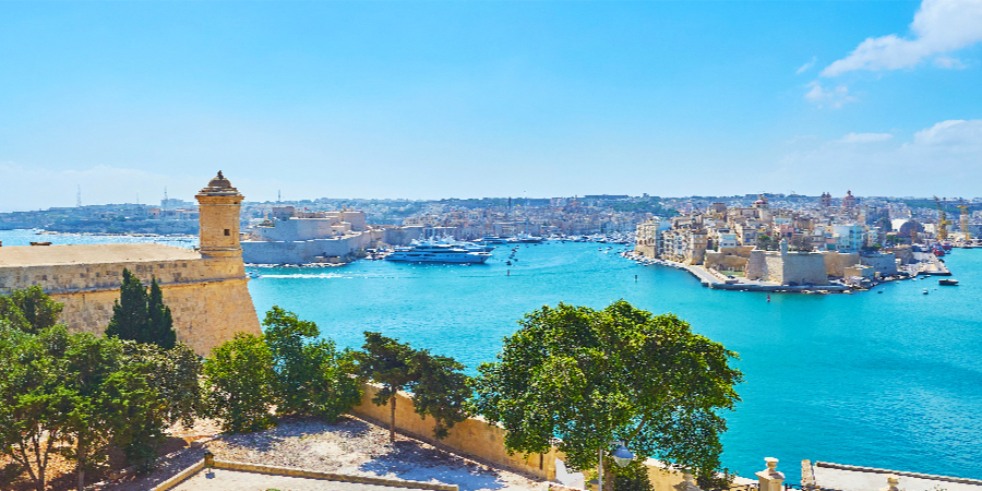 Panorama su La Valletta